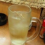 居酒屋 今夜は最高 - 梅サワー