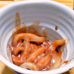 江戸政 - いか刺し塩辛キモ和え