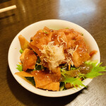 Kona kara - 水菜と厚揚げサラダ