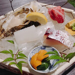 龍のかくれんぼ - 本日のお造り盛り合わせ