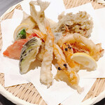 龍のかくれんぼ - 天ぷら盛り合わせ