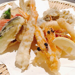 龍のかくれんぼ - 天ぷら盛り合わせ