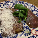 非常識ビストロマルコ - 当店名物！神の牛生ハム