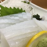 漁 - イカ刺身拡大
