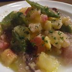 ワイン食堂 イナセヤ キッチン - ワラサとゆで野菜のカルパッチョ