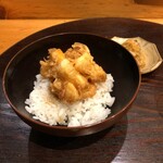 江戸前晋作 - 小柱のかき揚げ天丼