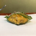 江戸前晋作 - 淡路島 由良 雲丹の大葉巻