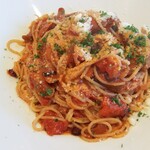 ボーノ - 別の日の チョリソーのトマトソースパスタ