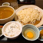 Mendokoro Oogi - つけカレーうどん ￥850  定食セット ￥100