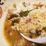 焼きあご煮干しらぁめん とびうお - 〆はお茶漬け