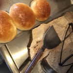 アーベン - ヘラではなく《コテ》で掬う