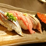 Izakaya Hiro - 寿司アラカルト☆秋刀魚～大トロ～イワシ～いくら～うに～トロタク