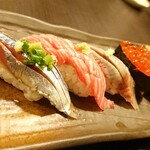 居酒屋 HIRO - 寿司アラカルト☆秋刀魚～大トロ～イワシ～いくら～うに～トロタク