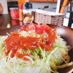 沖縄タコス くくる - タコライス。野菜&チーズ。