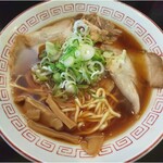 五衛門 - 醤油ラーメン並 周りのみなさんはほとんど大盛りにしてました！