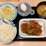 松屋 - 豚キムチ定食 ¥730