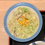Matsuya - 豚キムチ定食 ¥730 の生野菜