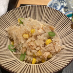 おおたに - 鯛、とうもろこしの炊き込みご飯
