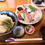 上々 - 海鮮丼1300円