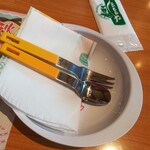 さわやか　 - お子さま用の取り皿と前掛け