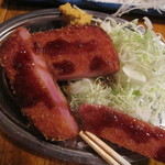 立ち飲み 晩杯屋 - ハムカツ