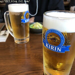 まるたけ 近江 西川 - 生ビール