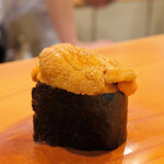 鮨竹 - 雲丹（馬糞＋紫）