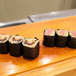 鮨竹 - おぼろ干瓢・鉄火巻き