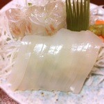 せっちゃんのエクスペリヤンスの家 - いかとヒラメの刺身