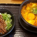 カルビ丼とスン豆腐専門店 韓丼 - 