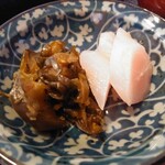 咲くら - 本日の日替わり御膳980円(税抜き:以下同)からカツオのタタキのお漬物