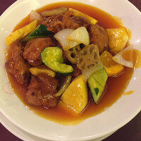華正樓 新館 - 古老肉(スブタ)
                    Sweet & Sour Pork