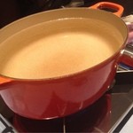 レストラン ロダン - しゃぶしゃぶのお鍋もルクルーゼですぜぇ