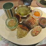 日本料理 潤花 - 焼き物八寸