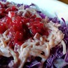 リストランテ・クレス - 料理写真:ビーツ入りポテトサラダ、紫キャベツと一緒にさっぱりと