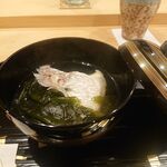 勢麟 - 鯛とワカメのお椀