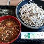 越前そば 大もり支店 - 肉つけ麺(蕎麦・特盛)　￥1,020