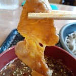 大もりそば - 肉つけ麺・肉ズーム