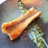 THE GATEHOUSE - FISH・穴子のフリット エストラゴンの香り、コラトゥーラとシェリービネガーの味わい。　　　　　2020.09.05