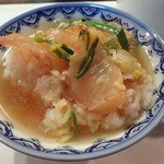 しょうわ - 鯛茶漬け４。熱々のお出汁をかけたご飯