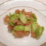 MASA’S KITCHEN - 前菜　（枝豆とイブリガッコの合いもの）　(2012/06)