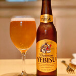 レストラン・リサキ - エビスビール
