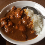 Ramen Janjan - 土日祝は麺類注文すると100円のチキンカレー