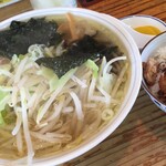 Kinchan Ramen Yachiten - 塩ラーメン＆半ライス