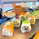 [Limited quantity] Roll Sushi set