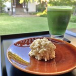 Toraya Karyou - 栗粉餅と抹茶グラッセ
