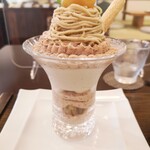 和栗や 谷中店 - 滑らかなマロンクリームと栗ムース