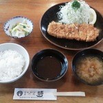 Katsu Tei - ろうすかつ定食１０５０円♪