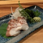ground octopus sashimi