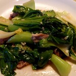 清海園 - 青菜炒め(680円＋税)